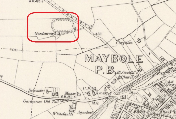 Ayr - Gardenrose Park : Map credit National Library of Scotland